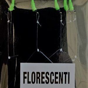 AMETTIERA SARDINERA FLUO GREEN & BLACK HEAD