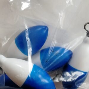 PIOMBO A GOCCIA BICOLORE BIANCOBLU