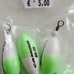 PIOMBO GOCCIA BICOLORE BIANCOVERDE FLUO