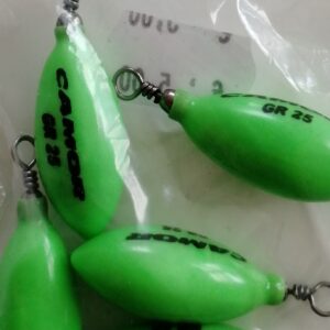 PIOMBO A GOCCIA VERDE FLUO